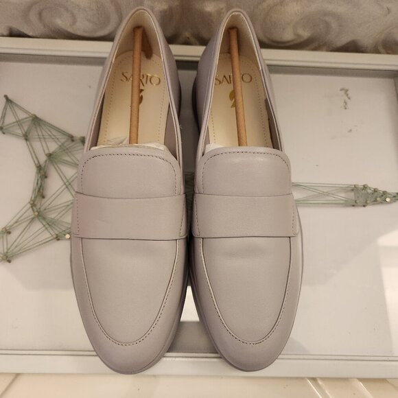 Sarto by Franco Sarto Leather "Agnes" Soft Lilac Loafers. NIB. Size 8.5 - Picture 4 of 10